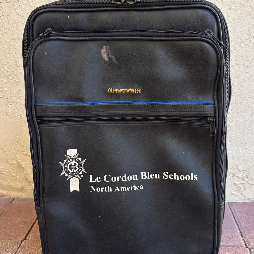 Le Cordon Blue Chef Student Custom Luggage Rare